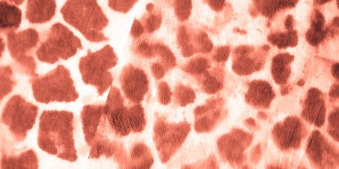 Suluboya zürafa dokusu. 