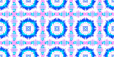 Soyut Suluboya Seramik Döşeme Deseni. 