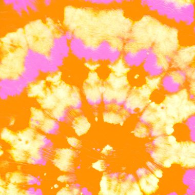 Soyut boya. Hippi Spiral Arkaplan. Sarı 