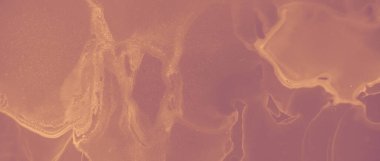 Mürekkep Altın Doku. Kahverengi volkanik sıçrama. Turuncu 