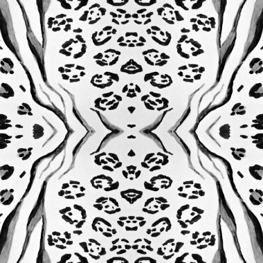 Suluboya Leopar Yazdırma 