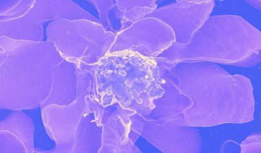 Soyut Boya Duvar Kağıdı. Pembe Fütürist Asgari 