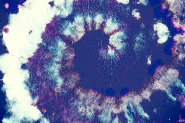 İndigo kravat boyası. Sanat Modeli. Soyut Sanatsal 