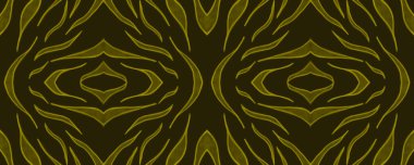 Kusursuz Safari Süsü. Soyut Çita 