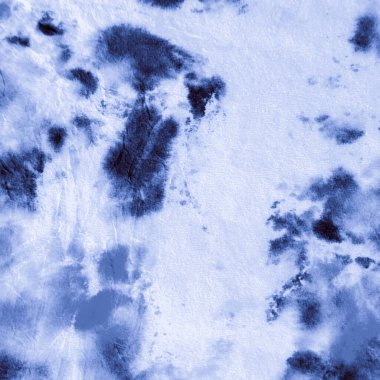 Soyut Su Boyası. İndigo Denim Mürekkep Deseni. 