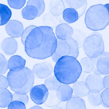 Kusursuz Çember Doku. Suluboya Dairesel 