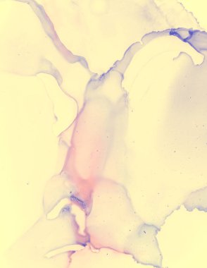 Düğün Davet Şablonu. Sarı Pastel Akış 