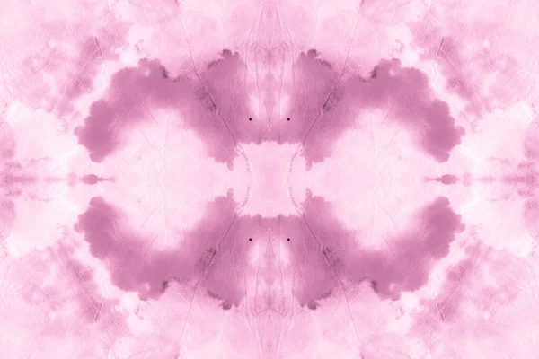 Pink Seamless Batik Shibori Textura. Aquarela — Fotografia de Stock