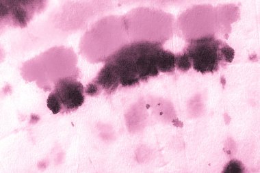 Sulu boya lekeli doku. Pembe Yaz Mürekkebi 