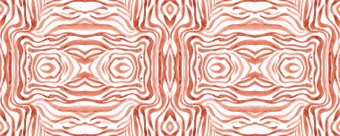 Kusursuz Çizgili Süs. Pembe Afrikalı Moda 