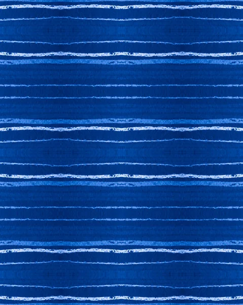 Indigo Grunge Pattern. Listra horizontal — Fotografia de Stock