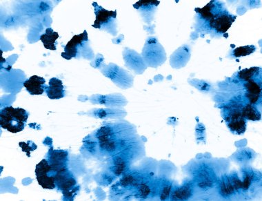 İndigo kravat boyası. Batik Aşk Düzeni. Soyut 