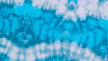 Pigment Tie Boya Tarzı. Kırık Zigzag Efekti. 