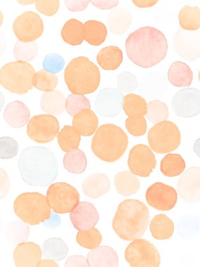 Kusursuz Çember Doku. Beyaz Dekoratif Noktalar 