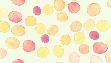 Turuncu Tropik Sonbahar Şablonu. Suluboya Kırsal 