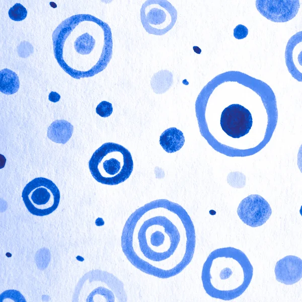 Blue Circle Surface. Decorative Spots