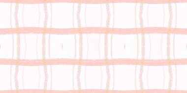 Suluboya pembe çek. Beyaz Ekose Doku. 