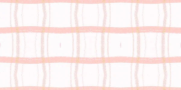 Aquarela Pink Check. Textura xadrez branco. — Fotografia de Stock