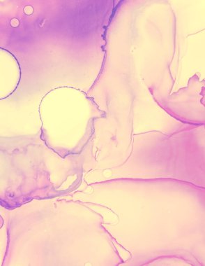 Düğün Davetiyesi Tasarımı. Pembe Pastel Sıvı Sıvısı. 