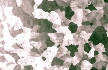 Siyah kamuflaj. Suluboya Camo İllüstrasyonu. 