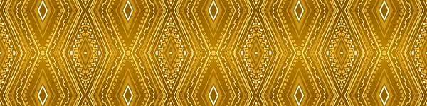 Seamless Gold Aztec Pattern. Abstract Navajo — Stock Photo, Image