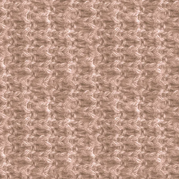 Beige Woolen Thread. Organic Knit Texture. — Stock Photo, Image