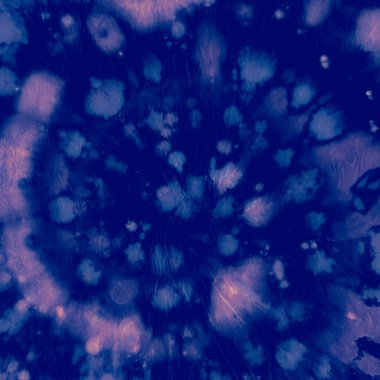 İndigo kravat boyası. Batik Su Kalıbı. Hippi. 