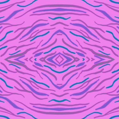 Kusursuz Zebra Kürkü. Moda Hayvanat Bahçesi dokusu. Violet 