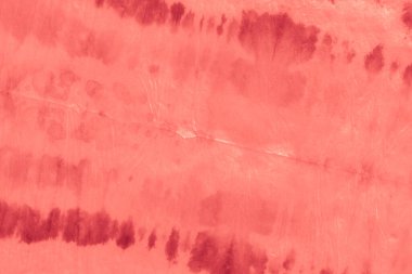 Dye Shibori 'yi bağla. Valentine Suluboya Lekeleri. 