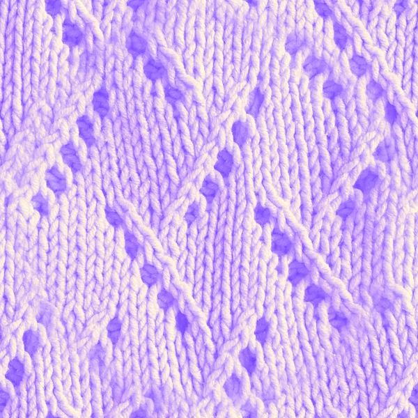 Textura de puente. Jersey de lana orgánica. Morado — Foto de Stock