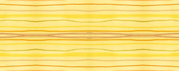 Gelb Modern Strokes Pattern. Retro-Linien — Stockfoto