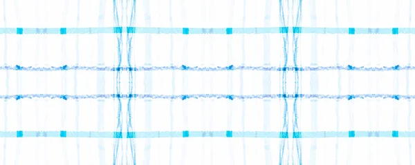 White Blue Plaid. Christmas Watercolor Tartan — Stock Photo, Image