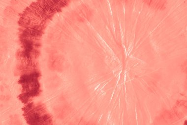 Turuncu kravat boyalı gömlek. Mürekkep Boyalı Çember. 