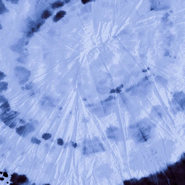 Padrão Shibori. Tinta marinha pintada espiral. — Fotografia de Stock