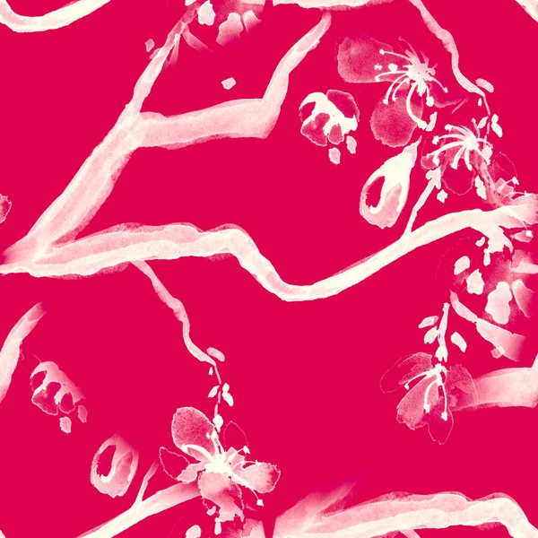 Цветущая вишня без пятен. Сакура — стоковое фото