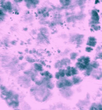 Boyalı tişört. Mavi renkli kumaş. Tye Boyası 