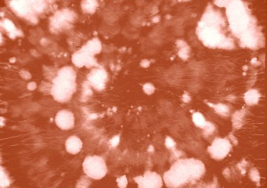 Kırmızı Boyama Modeli. Eski Efektler Çemberi. Sanatsal 