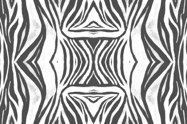 Seamless Zebra Stripes. Abstract Animal Design. — Stock Photo, Image