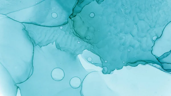 Pastel Fluid Liquid. Tvůrčí modrý kouř — Stock fotografie