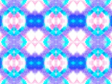 Soyut Etnik Aquarelle Deseni. 