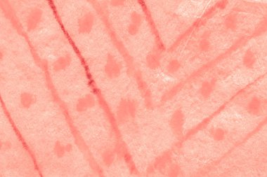 Somon Kirli Sanat Mürekkep Çizgileri. Kızıl Grunge Yüzeyi. 