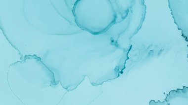 Çağdaş Dalga Arkaplanı. Teal Pastel Sıvısı 