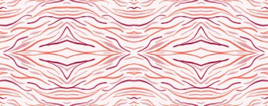 Kusursuz Çizgili Duvar Kağıdı. Kırmızı Soyut Safari 