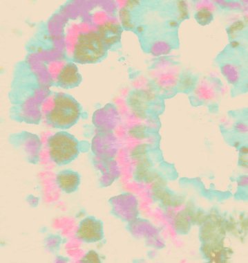 Suluboya Su Kalıbı. Pastel Sarmal Kravat Boyası. 