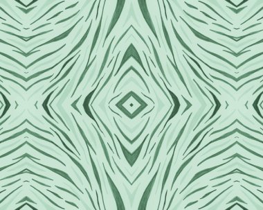 Yeşil Kusursuz Hayvan Şablonu. Moda Afrikalı 