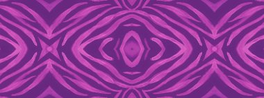 Etnik Tekstil Tasarımı. Psikedelik Egzotik Dalga 