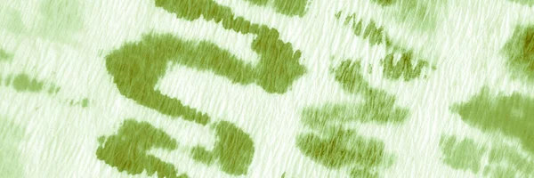 Green Grass Ogee Ikat. Tie-Dye Background. Tinta — Fotografia de Stock