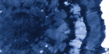 Mavi kravat boyalı gömlek. Mürekkep Boyalı Çember. Soyut 