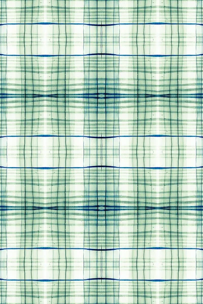 Acuarela Scottish Print. Repetir cheque azul. — Foto de Stock