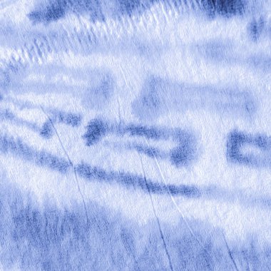 Mavi Indigo Ikad Tasarımı. Boyalı Arkaplan. 